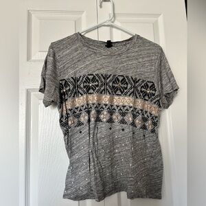 J Crew embellished tee